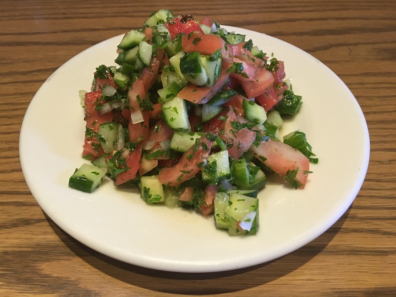Miami Juice - Tomato and cucumber salad